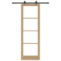 Porte Coulissante avec Kit de Quincaillerie "ORKDAL" 78x232 cm