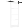 Porte coulissante  avec kit de quincaillerie 'ORKDAL'Blanche 83x211 cm
