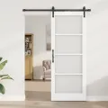 Porte coulissante  avec kit de quincaillerie 'ORKDAL'Blanche 83x211 cm