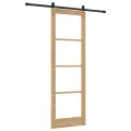 Porte coulissante  avec set de quincaillerie 78x232 cm en bois massif de pin