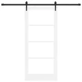 Porte coulissante  avec quincaillerie 'ORKDAL'blanche 86x198,5 cm