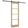 Porte Coulissante  avec Ensemble de Quincaillerie 'ORKDAL'73.5x198.5 cm