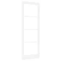 Porte intérieure avec verre 'ORKDAL'Blanche 83x232x4 cm