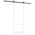 Porte coulissante  avec kit de quincaillerie 'ORKDAL'Blanche 86x211 cm
