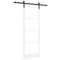 Porte coulissante  avec la quincaillerie 'ORKDAL'Blanche 78x211 cm