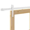 Porte coulissante  avec kit de quincaillerie 73.5x211 cm Bois massif en pin