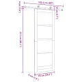 Porte coulissante  avec kit de matériel 'ORKDAL'78x211 cm