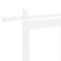 Porte coulissante  avec quincaillerie blanche 78x211 cm Bois massif en pin