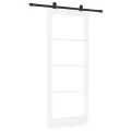 Porte coulissante  avec quincaillerie 'ORKDAL'blanche 86x211 cm