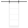 Porte coulissante  avec quincaillerie 'ORKDAL'Blanche 86x211 cm