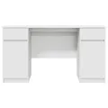 Bureau  Blanc 140x49x76 cm en bois d'ingénierie