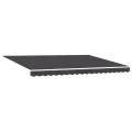 Auvent rétractable automatique anthracite 450x300 cm