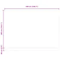 Auvent rétractable automatique anthracite 450x300 cm