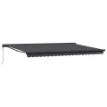 Store Rétractable Automatique Anthracite 500x300 cm