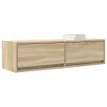 Meuble TV  Chêne Sonoma 100x31x25,5 cm en bois d'ingénierie