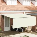 Store rétractable automatique crème 350x250 cm