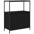 Ensemble de meubles de salle de bain 5 pièces en bois d'ingénierie chêne noir