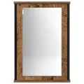 Ensemble de mobilier de salle de bain 2 pièces en bois ancien et en bois d'ingénierie
