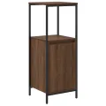 Ensemble de meubles de salle de bain 5 pièces  en bois d'ingénierie chêne marron