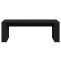 Table basse  noire en chêne 102x50x35 cm en bois d'ingénierie