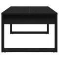 Table basse  noire en chêne 102x50x35 cm en bois d'ingénierie
