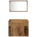 Ensemble de meubles de salle de bain 4 pièces en vieux bois