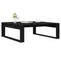 Table basse  en chêne noir 100x100x35 cm en bois d'ingénierie