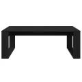 Table basse  en chêne noir 100x100x35 cm en bois d'ingénierie