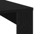 Table basse  en chêne noir 100x100x35 cm en bois d'ingénierie