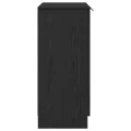 Buffet  Bois Noir 60x30x70 cm en Bois D'ingénierie