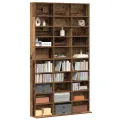Meuble CD - Bois Vieux - 101x23x177.5 cm - Bois reconstitué