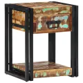 Table de chevet  40x35x50 cm en bois massif de récupération