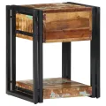 Table de chevet  40x35x50 cm en bois massif de récupération
