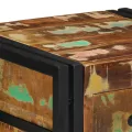 Table de chevet  40x35x50 cm en bois massif de récupération