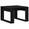 Table d'appoint en chêne noir - 50x50x35 cm, en bois d'ingénierie