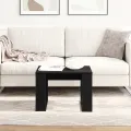 Table d'appoint en chêne noir - 50x50x35 cm, en bois d'ingénierie