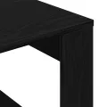 Table d'appoint en chêne noir - 50x50x35 cm, en bois d'ingénierie