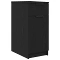Armoire de bureau  en chêne noir - 33x50x75 cm - Fabriquée en bois d'ingénierie