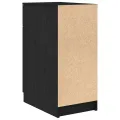 Armoire de bureau  en chêne noir - 33x50x75 cm - Fabriquée en bois d'ingénierie