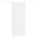 Porte Coulissante  avec Kit Matériel Blanche 83x202 cm Bois Massif Pin