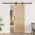 Porte Coulissante  avec matériel 73,5x198,5 cm en pin massif