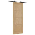 Porte Coulissante avec Ensemble Quincaillerie 'ORKDAL'Bois Massif de Pin