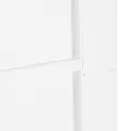 Porte coulissante  avec set de quincaillerie 'ORKDAL'en bois massif blanc en pin