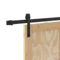 Porte Coulissante  avec Kit Quincaillerie 73,5x198,5 cm Bois Massif Pin