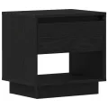 Table de chevet  2 pcs Chêne noir 45x34x49 cm Bois d'ingénierie