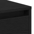 Table de chevet  2 pcs Chêne noir 45x34x49 cm Bois d'ingénierie