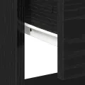 Table de chevet  2 pcs Chêne noir 45x34x49 cm Bois d'ingénierie