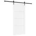 Porte coulissante  avec quincaillerie 'ORKDAL'Bois massif Blanc