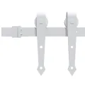 Porte coulissante  avec ensemble de quincaillerie 93x211 cm en bois massif de pin