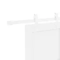 Porte Coulissante  avec Quincaillerie Blanche 78x211 cm Bois Massif Pin